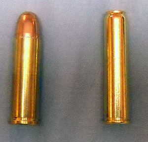 comparison of .38 Special and 7.62mm Nagant cartridges